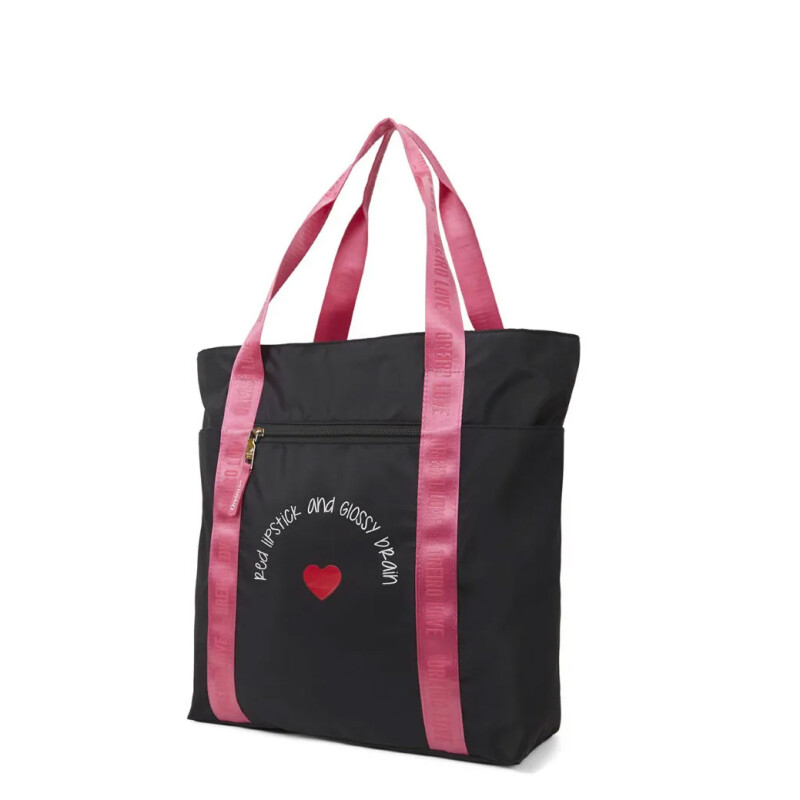 Cartera Las Oreiro Love Negro