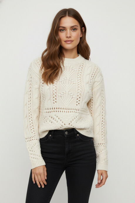 Sweater Ranca Marfil / Off White