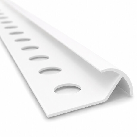 Perfil Guardacanto de PVC Reforzado 10mm Blanco Perfil Guardacanto de PVC Reforzado 10mm Blanco