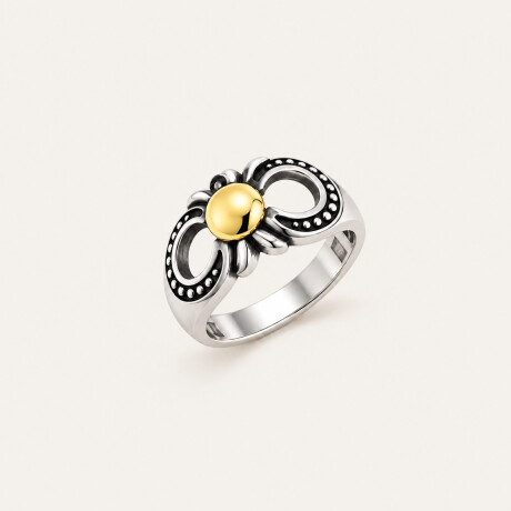 Anillo Niza - Plata y Oro Anillo Niza - Plata y Oro