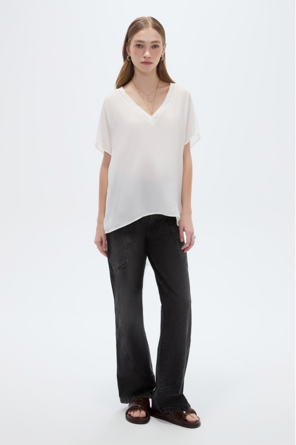 Blusa Poliaz Blanco
