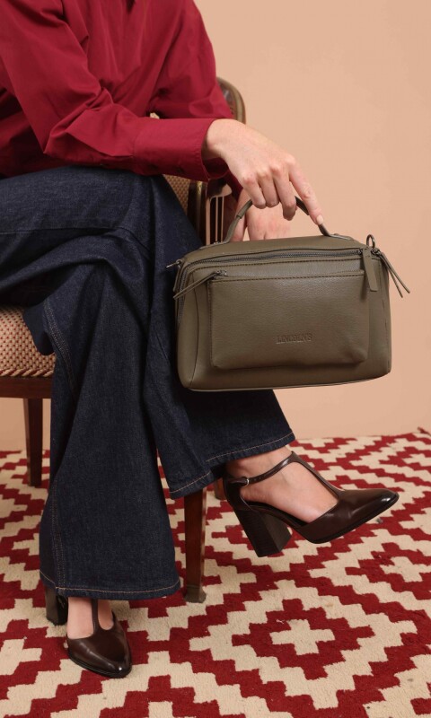 BANDOLERA MORRAL MELISA VERDE MILITAR