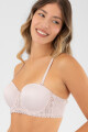 Soutien strapless preformado b&c granate Lilac