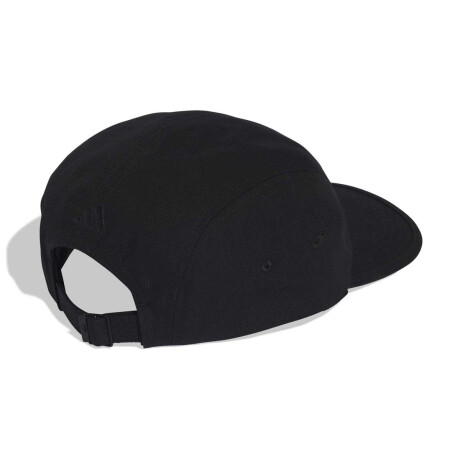 Gorra Lona De 5 Paneles Unisex Negro