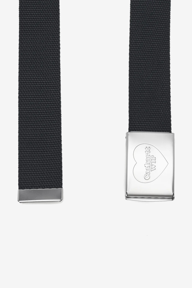 CINTURON HEART CLIP Negro