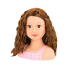 Muñeca Busto Cabeza para peinar y accesorios Our Generation Muñeca Busto Cabeza para peinar y accesorios Our Generation