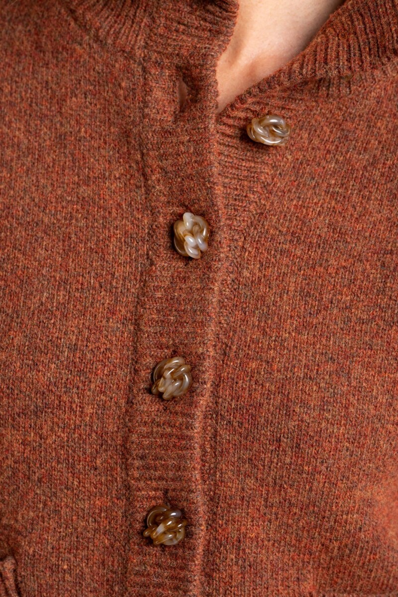 Cardigan Lana Chocolate