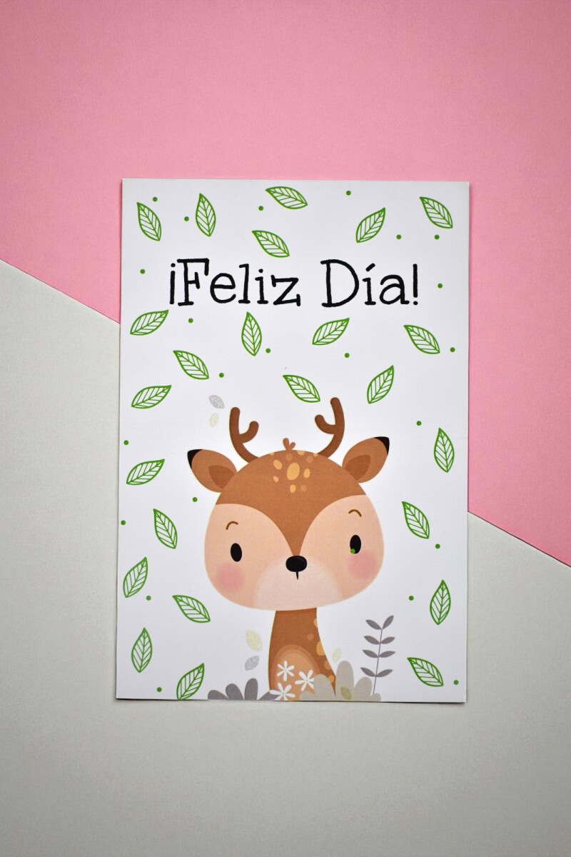 Tarjeta feliz día 10x15 - DISEÑO 8 