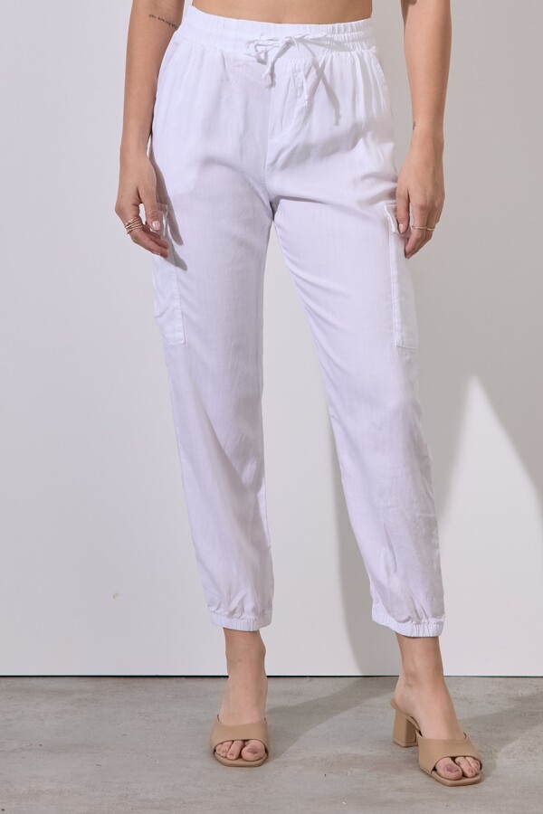 Jogger Tencel BLANCO