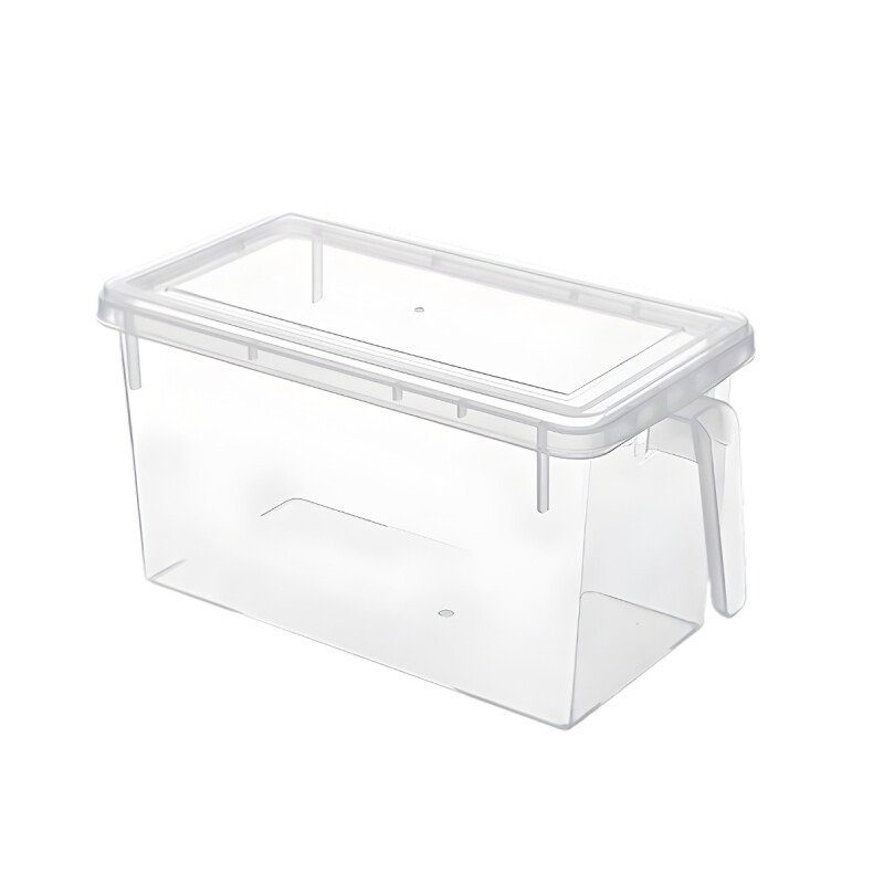 Caja transparente con agarradera y tapa 30 x 15 x 15 cm TRASLUCIDO