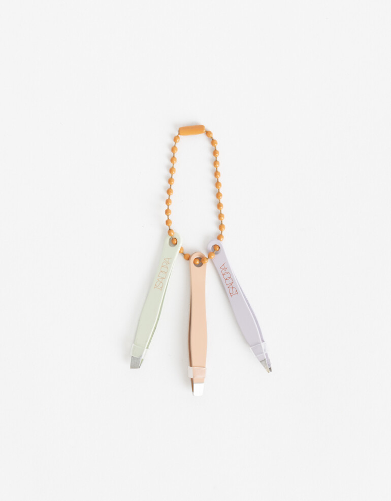 Complementos de cosmética para rostro Herramientas para ojos Set De Mini Pinzas De Depilar - Combinacion Tricolor