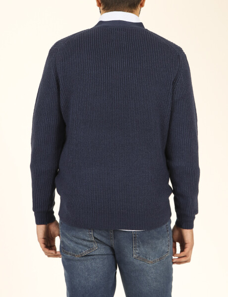 470598 SWEATER PUNTO HARRY Azul Oscuro