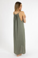 Vestido breteles toscana Verde mili/esmeralda