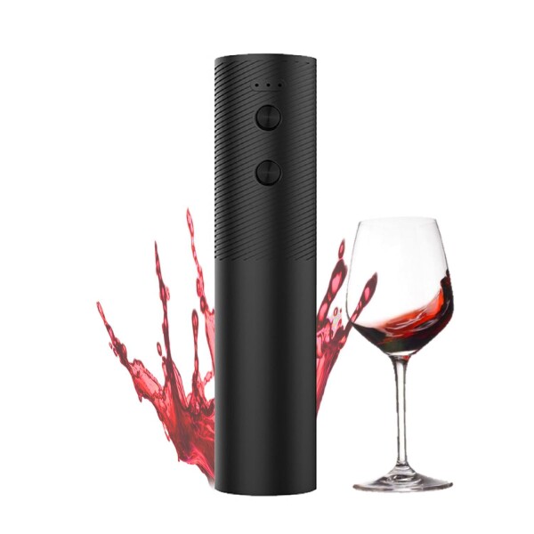Sacacorchos Descorchador Eléctrico Automatico Botella Vino Color Variante Negro