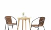Sillas Símil Rattan con Mesa de Eucaliptus - Nassau Marrón