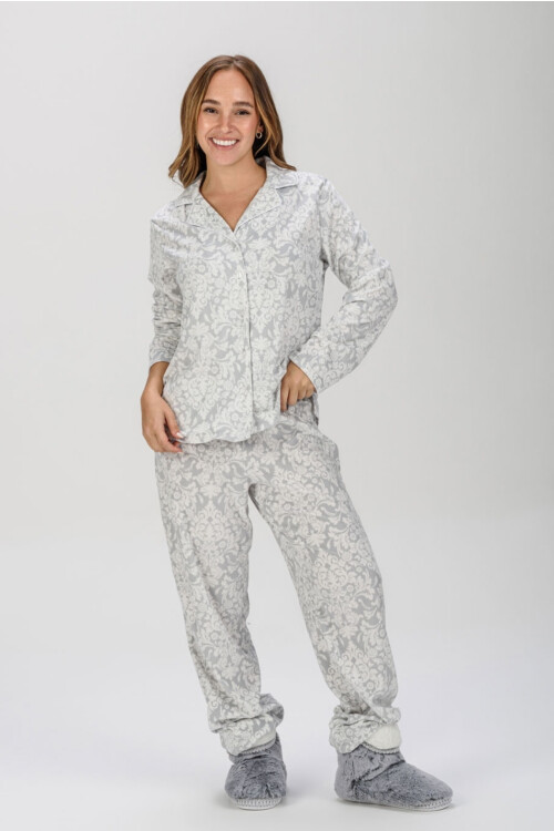 PIYAMA ESTAMPADO ESTAMPADO GRIS