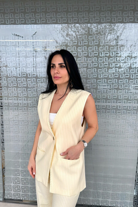 Chaleco Karla Amarillo