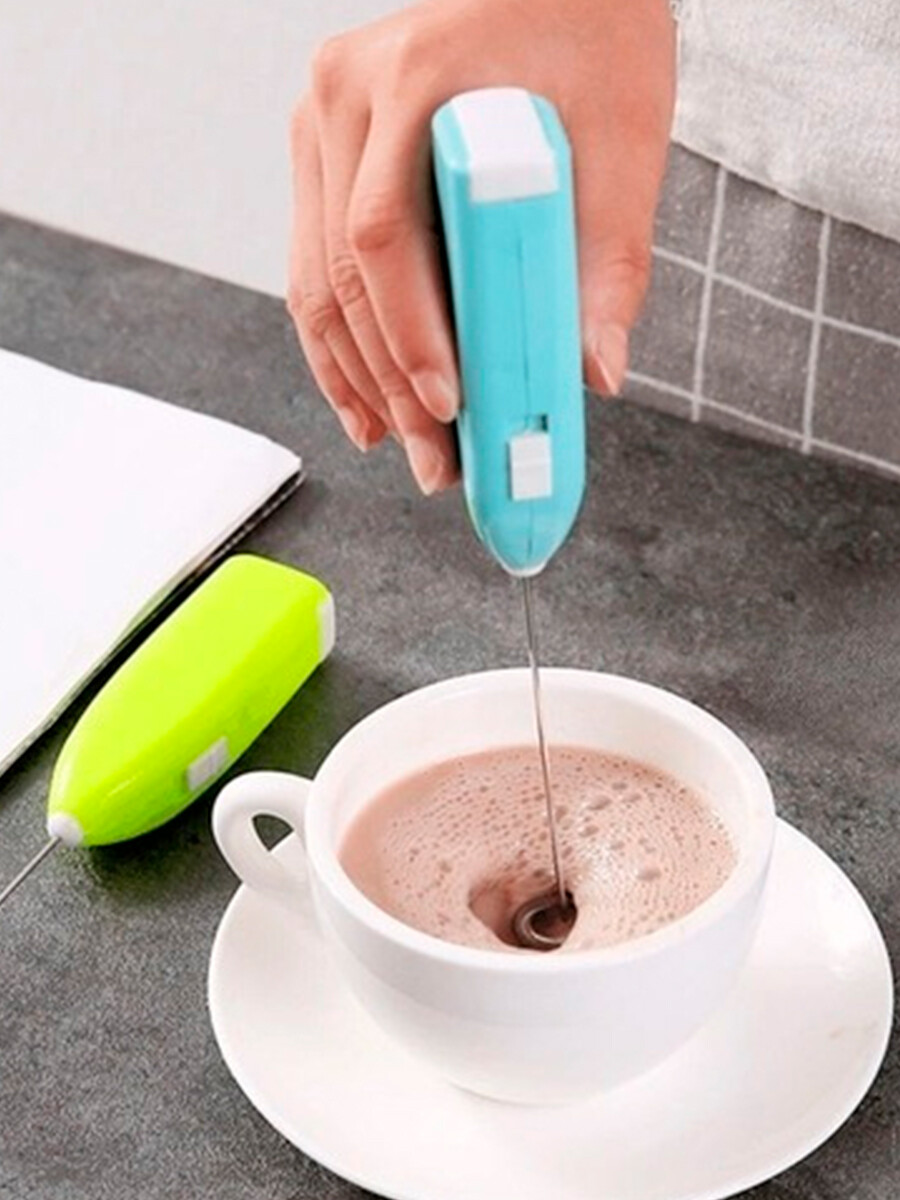 BATIDOR DE CAFÉ 20CM - VERDE AQUA 