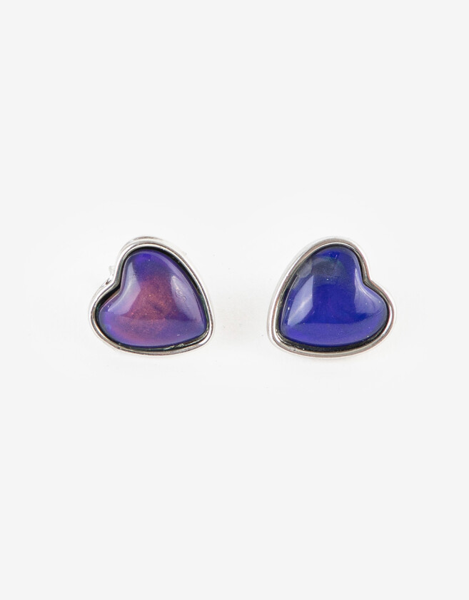Aros Pasantes Mood Aros Con Piedra - Plateado