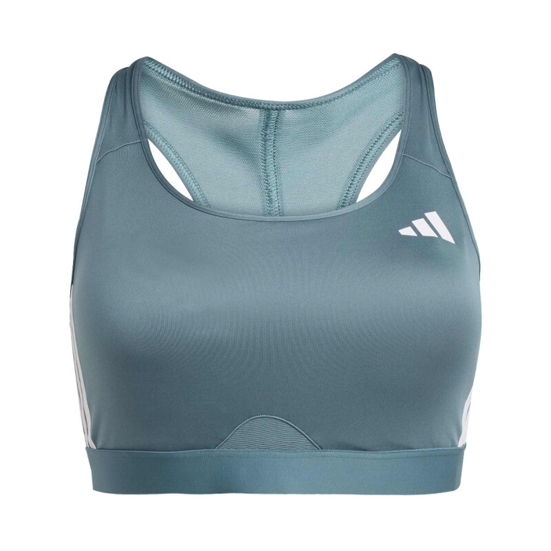 Top Adidas TOP PWRCT de Mujer - JY2117 Verde Agua-blanco