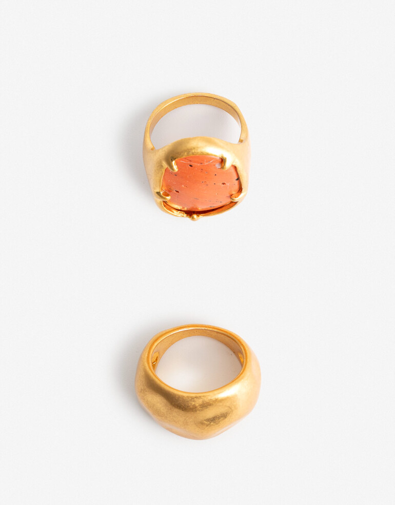Sets Anillos Piedra Sets De Anillos Piedra - Rojo Cereza