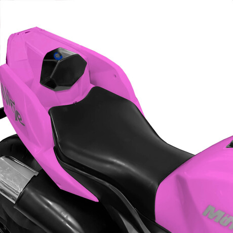 Moto A Batería Ninja Con Ruedas Luces Música Y USB Rosado