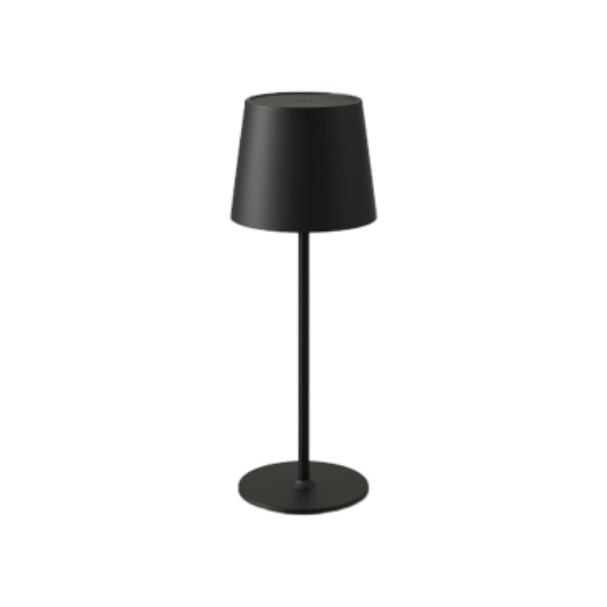 Lampara De Mesa Recargable Con Led Integrado 9.2x36.5 Cm - Negra 