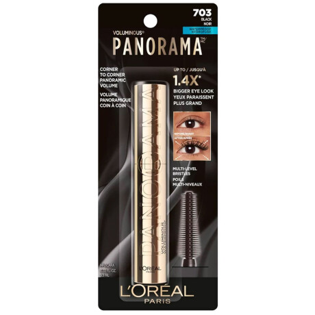 Máscara de Pestañas Volumizadora Loreal Panorama Black Waterproof