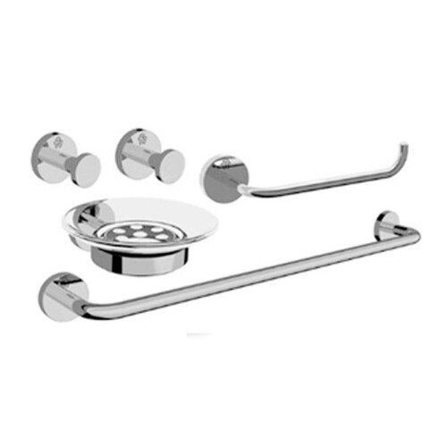 Percha Simple Cromada Linea Lilo 3.8Cm De Diametro CROMO