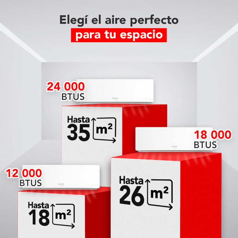 Aire Acondicionado AIWA 24000 BTU WiFi Inverter Split Frío/Calor Eficiencia A | AW24INV50WF Aire Acondicionado AIWA 24000 BTU WiFi Inverter Split Frío/Calor Eficiencia A | AW24INV50WF
