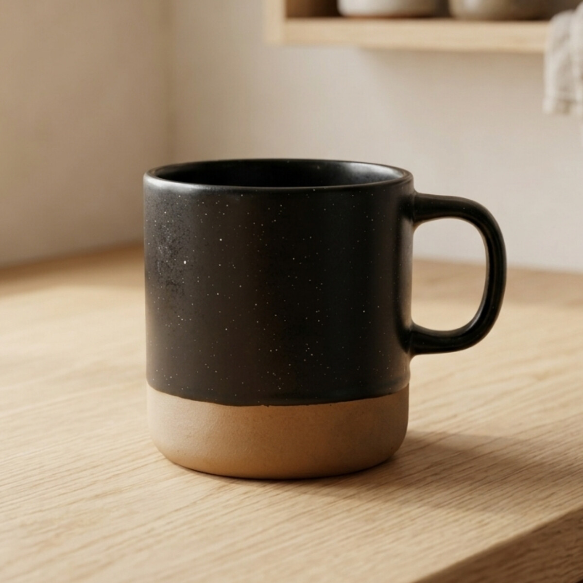 Taza Mug recto 380ml - NEGRO 
