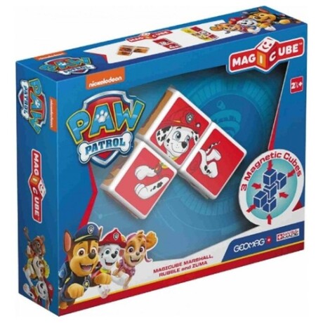 Cubos magnéticos Magicube Paw Patrol Marshall Rubble Zuma Cubos magnéticos Magicube Paw Patrol Marshall Rubble Zuma