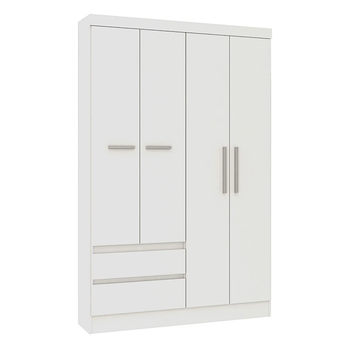 Ropero 4 puertas - Blanco 