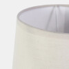 LAMPARA BEIGE P/MESA 26X16CM Unica