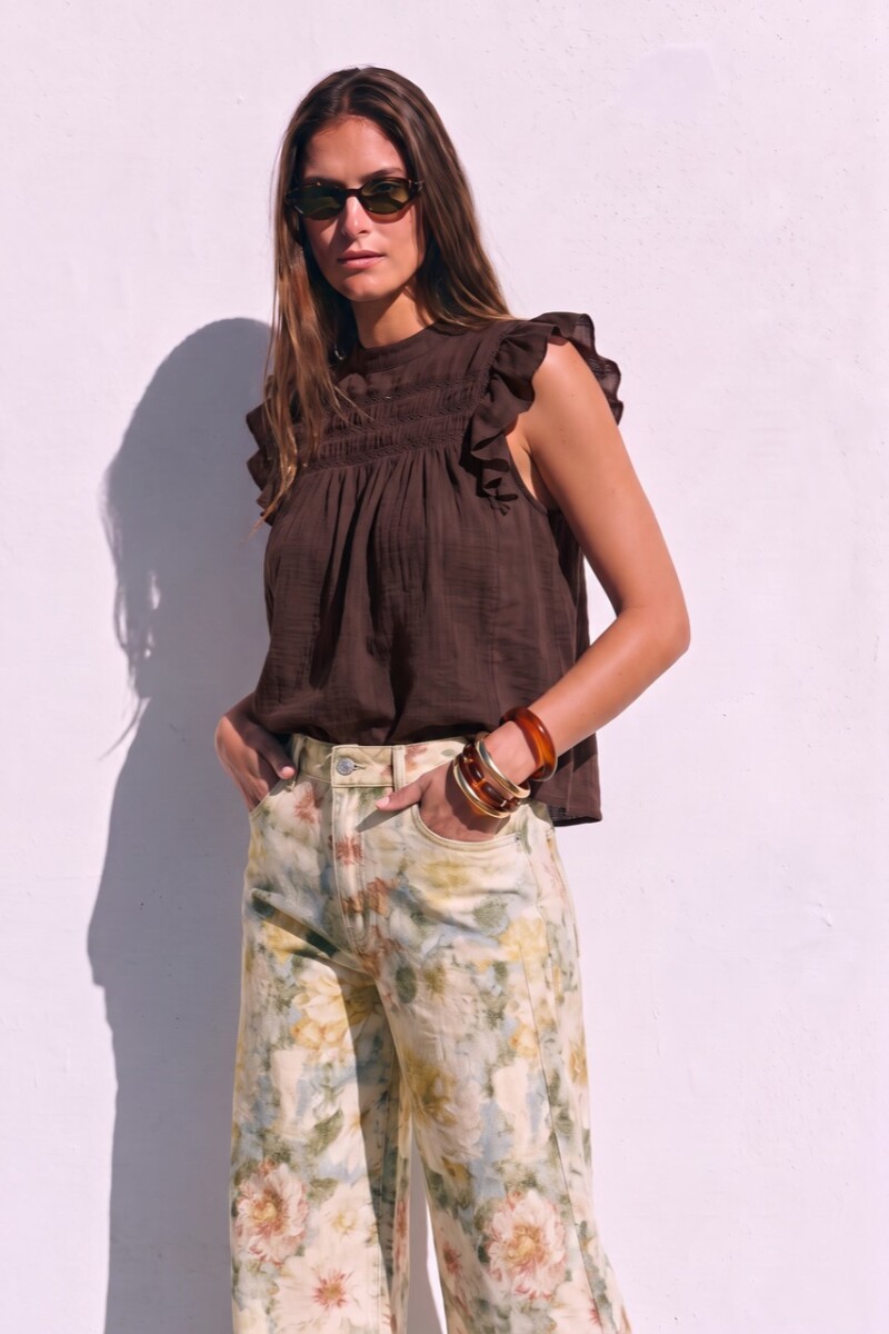 Blusa Marron