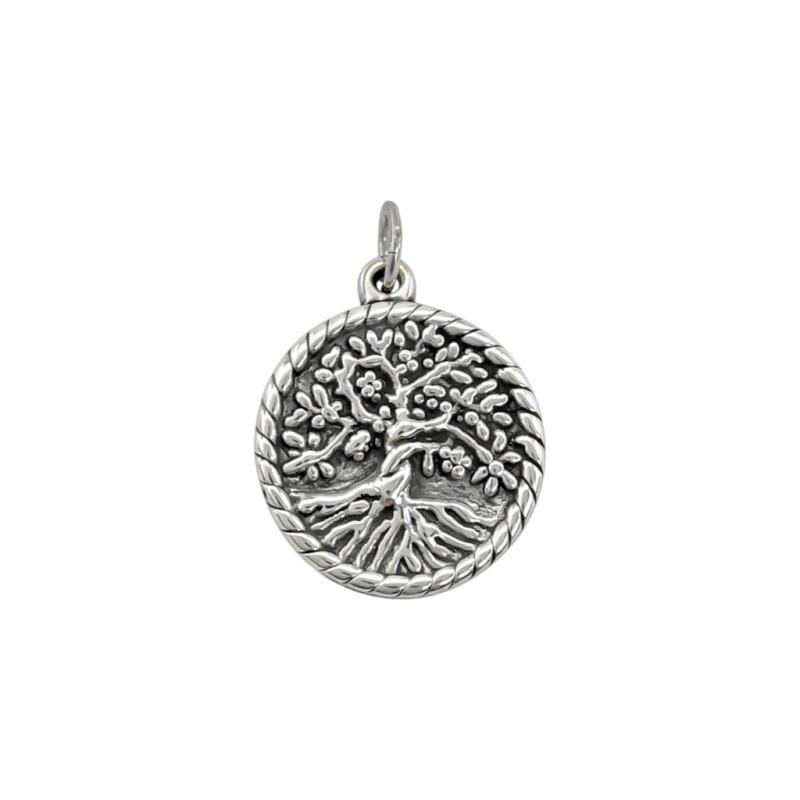 Dije arbol de la vida- Plata 925 inflada - sin piedra- CP4836 conpiedra