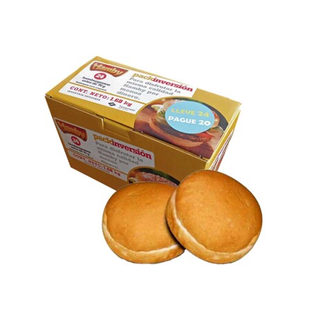 Hamburguesas Hamby 24 Und. + 24 Tortugas Pangiorno Hamburguesas Hamby 24 Und. + 24 Tortugas Pangiorno