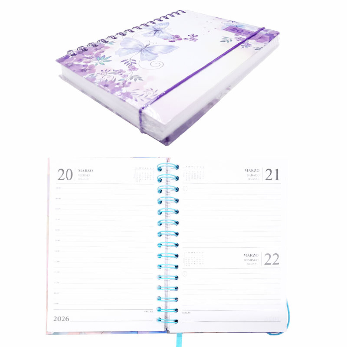 Agendas 2026 un día por página tamaño A6 - Agendas 2026 Un Día Por Página Tamaño A6 