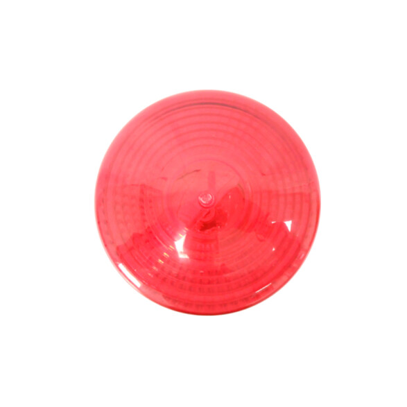 Baliza gira. roja con y sin sonido 15x20 cm. 220V CF4100
