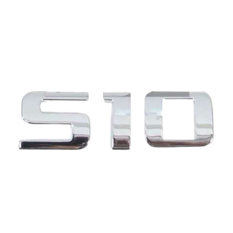 EMBLEMA "S10" CROMADO Emblema "s10" Cromado