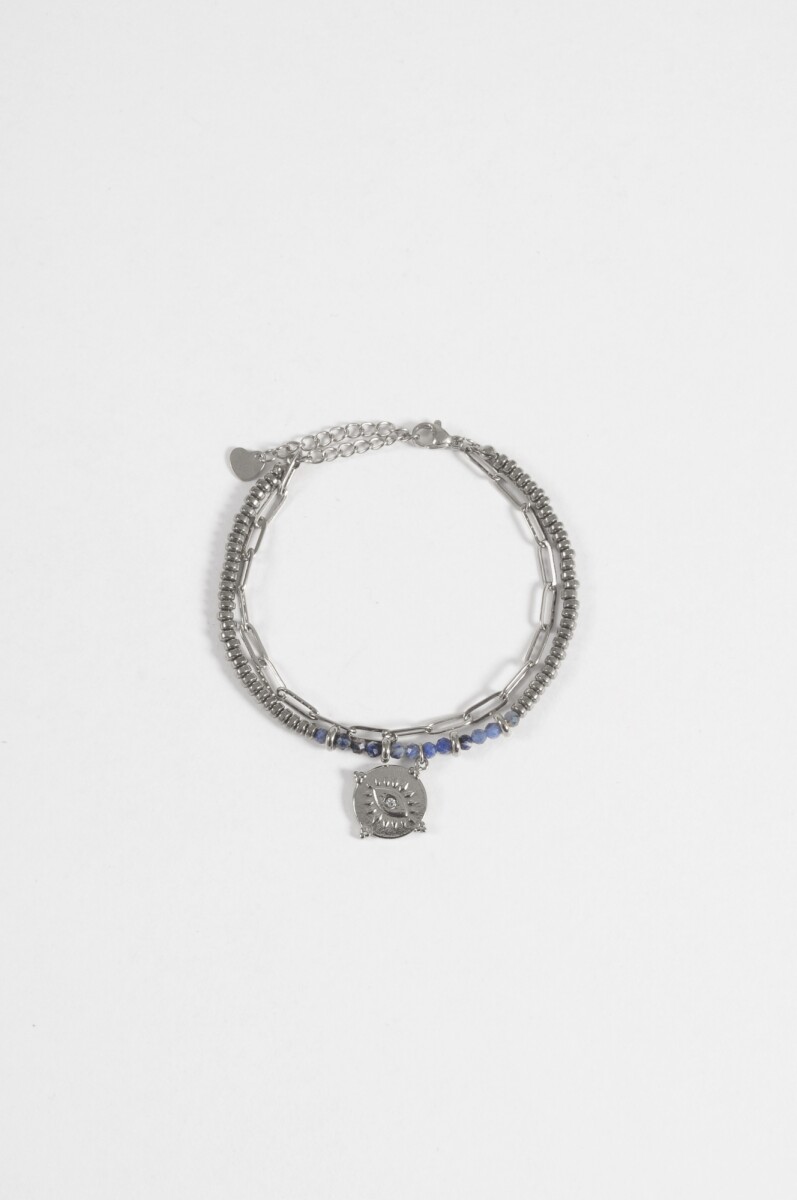 Pulsera acero mystic - plateado 