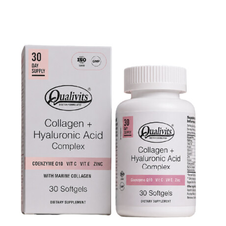 Colágeno + Ácido Hialurónico Complex 30caps Qualivits Colágeno + Ácido Hialurónico Complex 30caps Qualivits