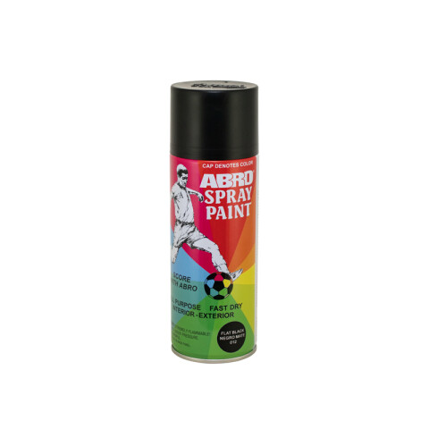 Esmalte color negro mate de 400 ml ABR401