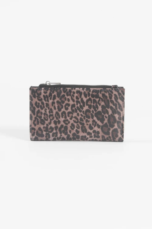 Tarjetero monedero Leopardo animal print