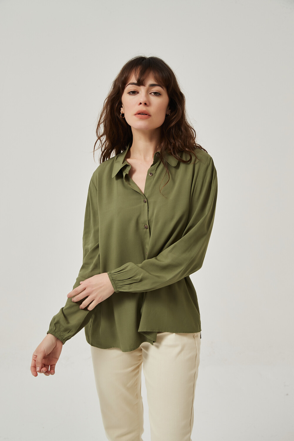 Camisa Shereik Verde Militar