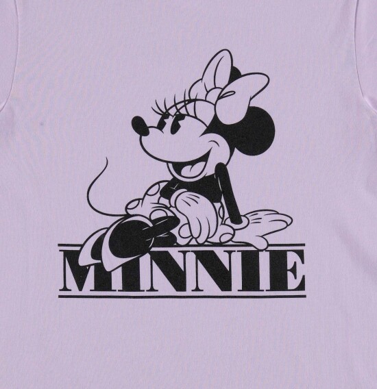 T-shirt de niña teen Minnie LILA