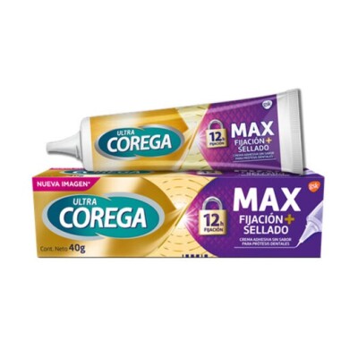 Crema Adhesiva Ultra Corega Max 40 Grs. Crema Adhesiva Ultra Corega Max 40 Grs.