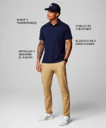 Polo Manga Corta The 24-7 Hombre Deep Navy