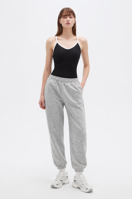 Babucha Stars Gris Melange
