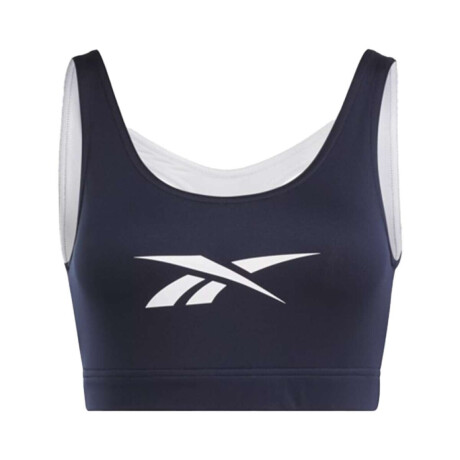 Top deportivo Id train big logo bra Azul
